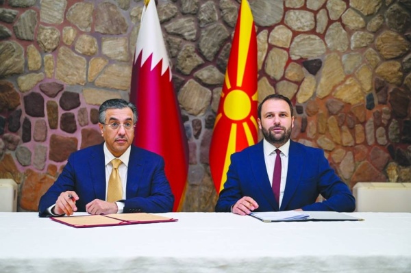 قطر ومقدونيا الشمالية توق عان مذكرة تفاهم قطر ومقدونيا الشمالية توق عان مذكرة تفاهم