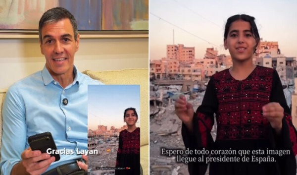 رئيس وزراء إسبانيا يوجه رسالة مؤثرة لطفلة من غزة لن ننساكم وسنبقى إلى جانبكم