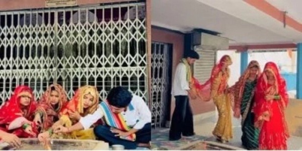 فيديوهات مزعومة لزواج رجل من ثلاث شقيقات تشعل الجدل في الهند فيديوهات مزعومة لزواج رجل من ثلاث شقيقات تشعل الجدل في الهند