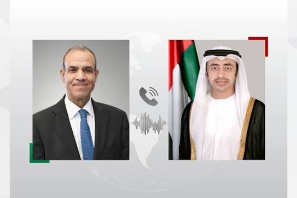 وزيرا خارجية مصر والإمارات يؤكدان أهمية وصون أمن وسلامة وحرية الملاحة الدولية وزيرا خارجية مصر والإمارات يؤكدان أهمية وصون أمن وسلامة وحرية الملاحة الدولية