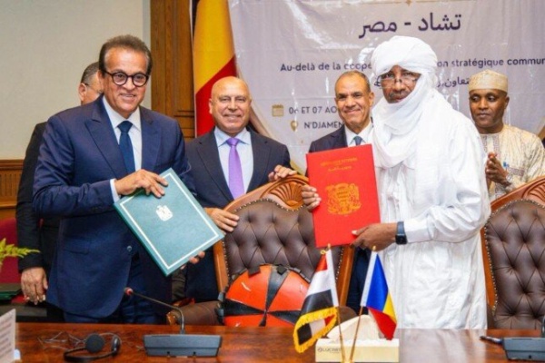 مصر وزير الصحة يوقع مذكرة تفاهم مع نظيره التشادي لدعم القطاع الصحي مصر وزير الصحة يوقع مذكرة تفاهم مع نظيره التشادي لدعم القطاع الصحي