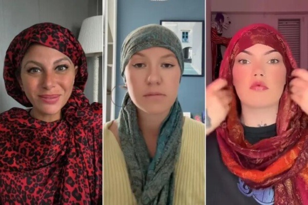 الحجاب للجميع فرنسيات يغطين رؤوسهن احتجاج ا على مشروع لوبان ضد الحجاب الحجاب للجميع فرنسيات يغطين رؤوسهن احتجاج ا على مشروع لوبان ضد الحجاب