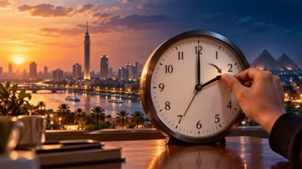 التوقيت الشتوي 2026 في مصر موعد تأخير الساعة ومواعيد غلق المحلات