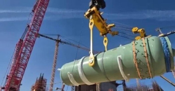 مصر بدء تركيب مثبت الضغط بالمفاعل الأول في محطة الضبعة النووية