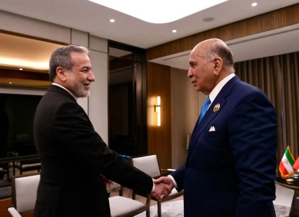 وزير الخارجية العراقي يبحث مع نظيره عراقجي تطورات المنطقة وسبل تحقيق السلام