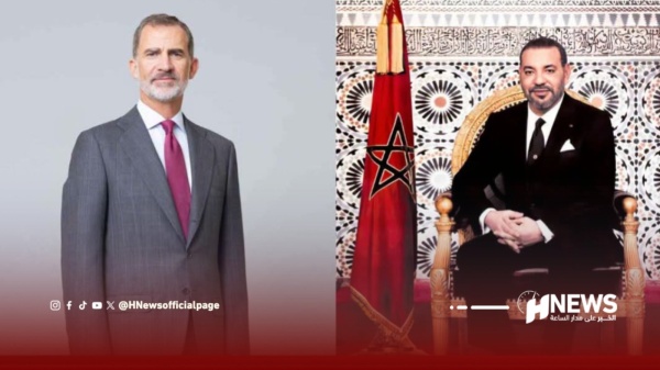 الملك محمد السادس يهنئ العاهل الإسباني بالتتويج بكأس العالم الملك محمد السادس يهنئ العاهل الإسباني بالتتويج بكأس العالم