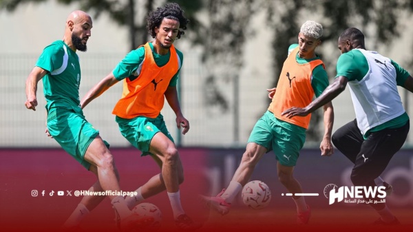 المنتخب المغربي يواصل استعداداته للغابون وحكيمي والصيباري يلتحقان غدا