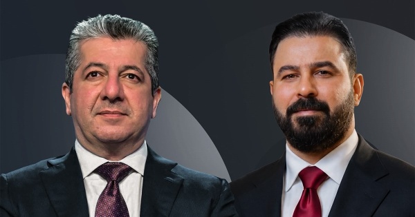 في اتصال هاتفي مع رئيس حكومة إقليم كوردستان رئيس الوزراء الاتحادي يدين الهجمات على الإقليم