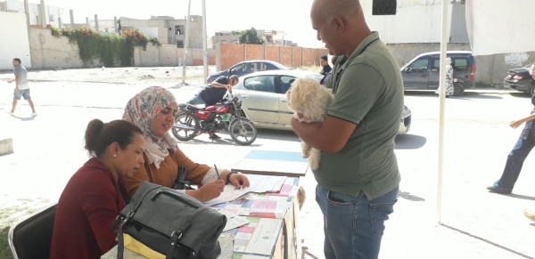 منوبة يوم تحسيسي حول مخاطر داء الكلب وخيمة لتلقيح القطط والكلاب