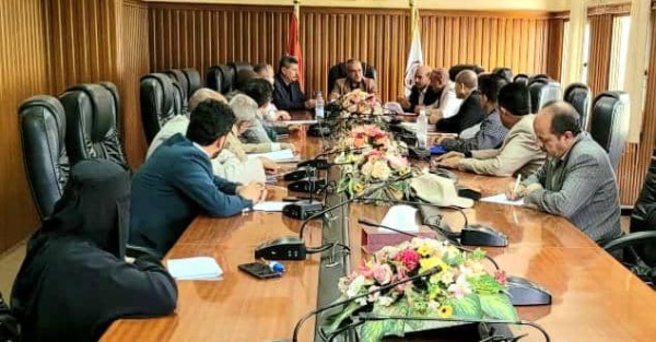 استعراض الترتيبات النهائية لتدشين استراتيجية جامعة إب 2026 2030