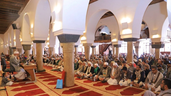 رابطة علماء اليمن والجمعية العلمية بالجامع الكبير ت حييان ذكرى استشهاد الإمام زيد رابطة علماء اليمن والجمعية العلمية بالجامع الكبير ت حييان ذكرى استشهاد الإمام زيد
