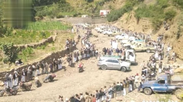قبائل الشراقي وجبل عيان في حجة تعلن النفير والتحذير للعدو السعودي قبائل الشراقي وجبل عيان في حجة تعلن النفير والتحذير للعدو السعودي