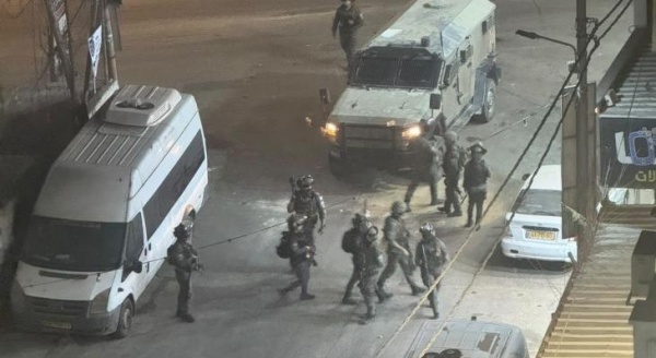 مواجهات عقب اقتحام قوات العدو الصهيوني بيت فجار واللبن الشرقية في الضفة الغربية