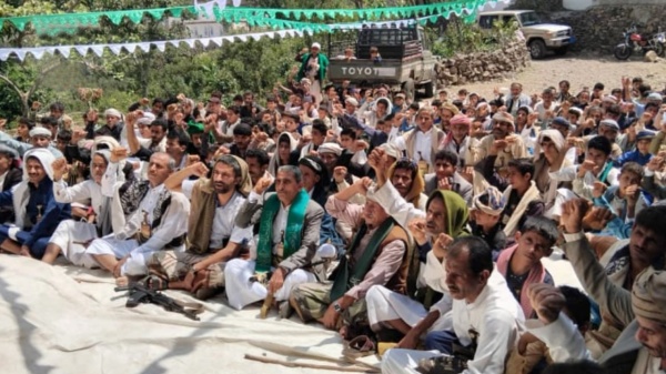 فعالية خطابية في ملحان بالمحويت إحياء لذكرى المولد النبوي فعالية خطابية في ملحان بالمحويت إحياء لذكرى المولد النبوي