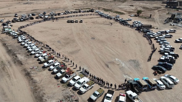 محافظة صعدة تسير قافلة النصر للمرابطين في جبهات العزة والكرامة