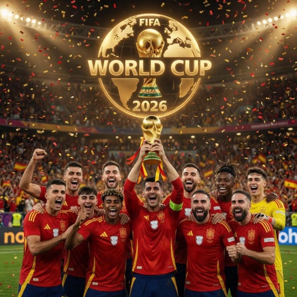 إسبانيا إلى القمة تتويج أسطوري بمونديال 2026 يجمع بين سحر الكرة وشرف المواقف إسبانيا إلى القمة تتويج أسطوري بمونديال 2026 يجمع بين سحر الكرة وشرف المواقف