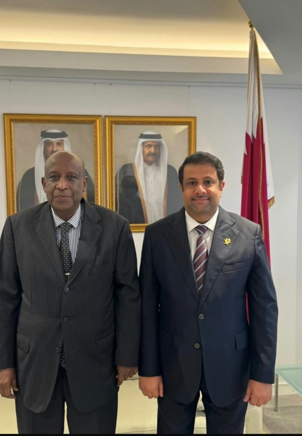 القائم بالأعمال السوداني برومانيا يلتقي السفير القطري