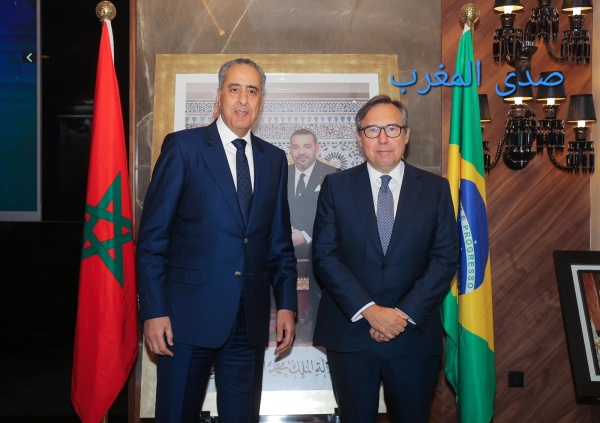 الرباط حموشي يستقبل سفير البرازيل المعتمد بالرباط الرباط حموشي يستقبل سفير البرازيل المعتمد بالرباط