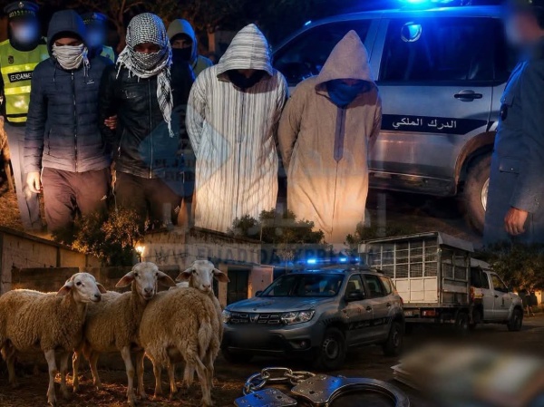درك أزيلال يطيح بعصابة في قضية سرقة مواش وحجز سلاح ناري درك أزيلال يطيح بعصابة في قضية سرقة مواش وحجز سلاح ناري