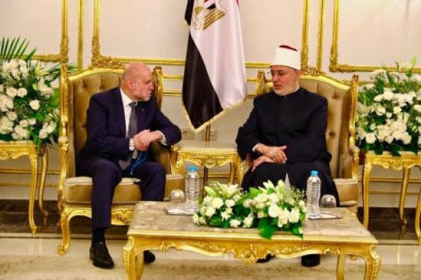 الهباش يبحث مع مفتي مصر تعزيز الخطاب الديني الداعم للقضية الفلسطينية
