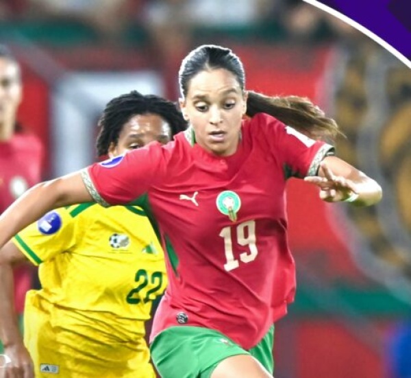لبؤات الأطلس يفزن على جنوب إفريقيا ويتأهلن لنصف نهائي كأس إفريقيا وإلى مونديال 2027 لبؤات الأطلس يفزن على جنوب إفريقيا ويتأهلن لنصف نهائي كأس إفريقيا وإلى مونديال 2027