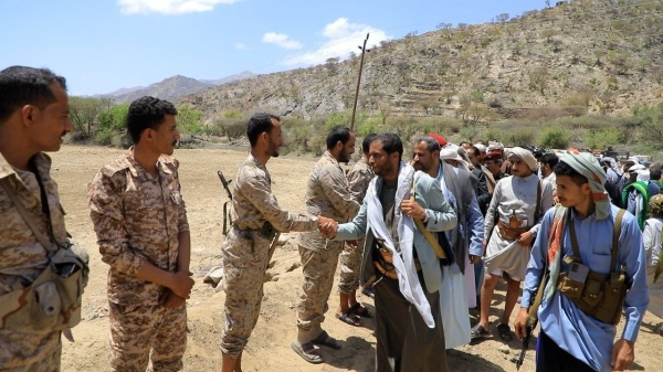 زيارات وقوافل عيدية لوفود من إب للمرابطين في جبهات لحج والضالع زيارات وقوافل عيدية لوفود من إب للمرابطين في جبهات لحج والضالع