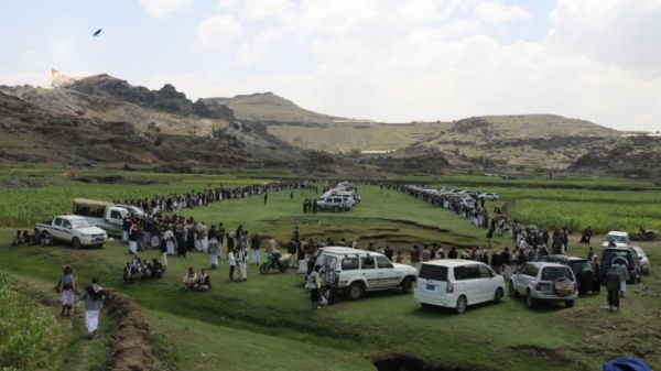 أبناء وقبائل السدة بإب يحتشدون في لقائهم المسلح معلنين النفير العام والجهوزية والاستنفار أبناء وقبائل السدة بإب يحتشدون في لقائهم المسلح معلنين النفير العام والجهوزية والاستنفار