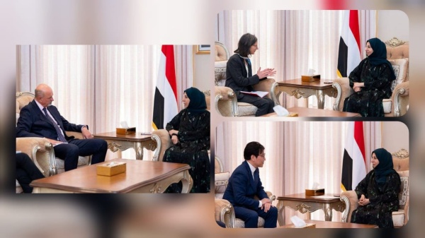 الزوبة تبحث دعم اليمن مع فرنسا وأستراليا وتتسل م أوراق اعتماد سفير كوريا
