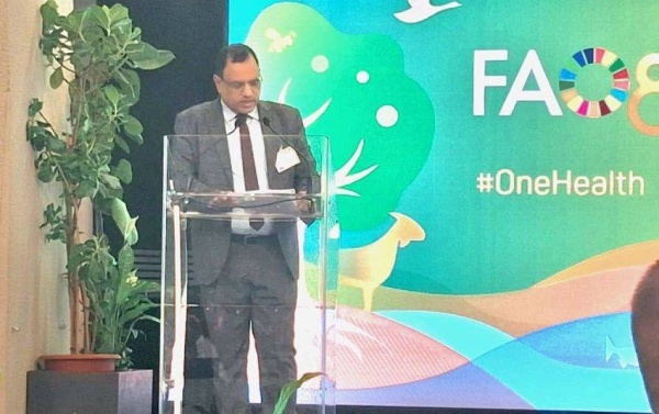 اليمن يدعو إلى تبني الصحة الواحدة لمواجهة تحديات الأمن الغذائي والمناخ اليمن يدعو إلى تبني الصحة الواحدة لمواجهة تحديات الأمن الغذائي والمناخ