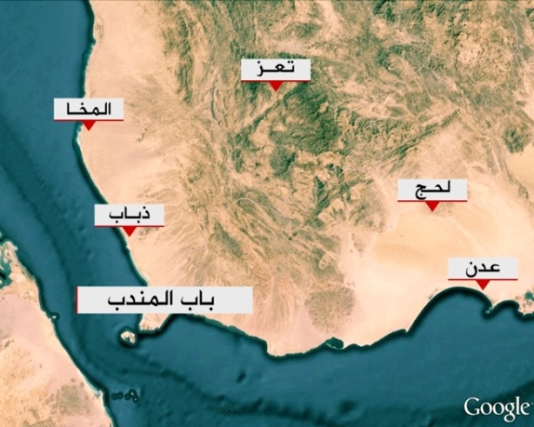 القوات الحكومية تسيطر على ذوباب ومواقع استراتيجية قرب باب المندب