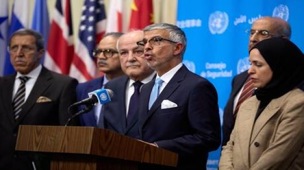 السعودية تؤكد باسم العرب ضرورة تعزيز دور الأمم المتحدة في دعم القضية الفلسطينية السعودية تؤكد باسم العرب ضرورة تعزيز دور الأمم المتحدة في دعم القضية الفلسطينية