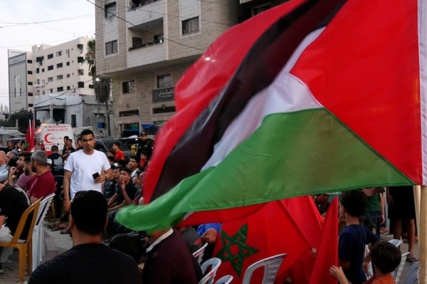 غزة تحتفي بإنجاز الأسود فلسطينيون المغرب يشرف الأمة العربية غزة تحتفي بإنجاز الأسود فلسطينيون المغرب يشرف الأمة العربية