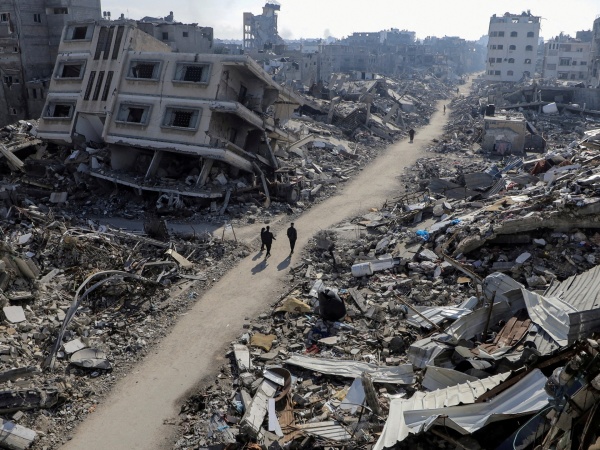 gaza when bulldozers move to erase evidence of genocide