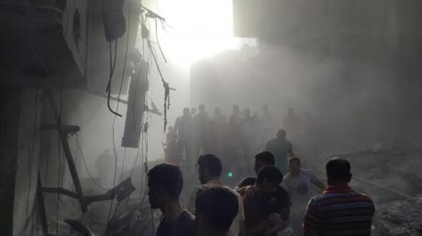 injuries and destruction of homes in israeli airstrikes on gaza