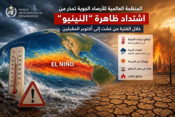 المنظمة العالمية للأرصاد الجوية تحذر من اشتداد ظاهرة النينيو خلال الفترة من غشت إلى أكتوبر المقبلين المنظمة العالمية للأرصاد الجوية تحذر من اشتداد ظاهرة النينيو خلال الفترة من غشت إلى أكتوبر المقبلين