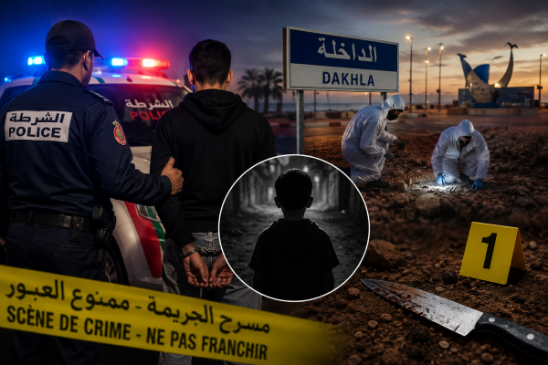 عاجل الشرطة بالداخلة تفك لغز اختفاء الطفل يحيى الحو توقيف عمه للاشتباه في قتله عاجل الشرطة بالداخلة تفك لغز اختفاء الطفل يحيى الحو توقيف عمه للاشتباه في قتله