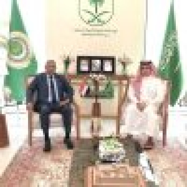 مندوب المملكة الدائم لدى الجامعة العربية يلتقي السفير السوداني مندوب المملكة الدائم لدى الجامعة العربية يلتقي السفير السوداني