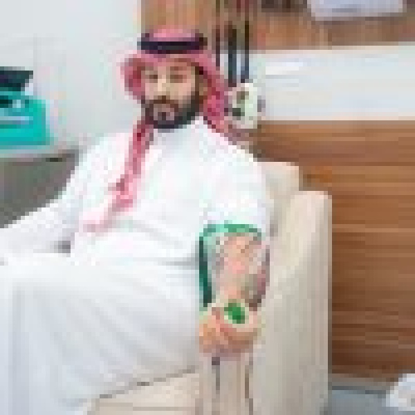 ولي العهد يتبرع بالدم ويطلق الحملة الوطنية السنوية للتبرع بالد م لعام 2026 في بادرة وطنية إنسانية