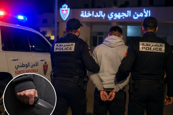 الداخلة توقيف أحد المتورطين في اعتداء خطير بالسلاح الأبيض والبحث جار عن شركائه