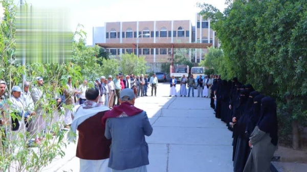 جهاز محو الأمية ينظم وقفة تأكيد ا على الجهوزية لإنهاء العدوان والحصار جهاز محو الأمية ينظم وقفة تأكيد ا على الجهوزية لإنهاء العدوان والحصار