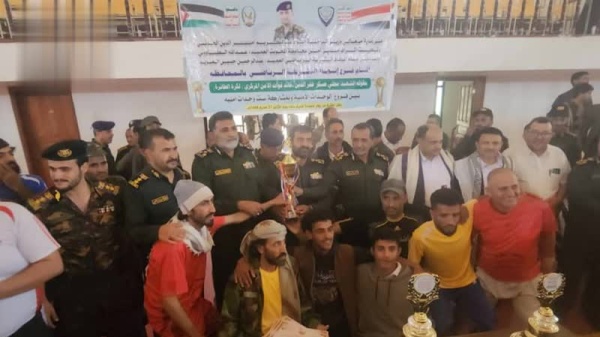 اختتام بطولة الشهيد فخر الدين لكرة الطائرة للوحدات الأمنية بالمحويت اختتام بطولة الشهيد فخر الدين لكرة الطائرة للوحدات الأمنية بالمحويت
