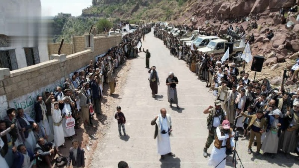 قبائل كحلان عفار في حجة تؤكد الجهوزية لخوض معركة تحرير الوطن وإنهاء العدوان قبائل كحلان عفار في حجة تؤكد الجهوزية لخوض معركة تحرير الوطن وإنهاء العدوان