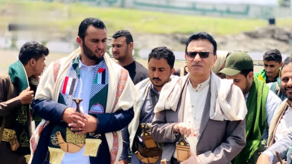 تفقد جاهزية ساحة الرسول الأعظم للمولد النبوي في العدين بإب
