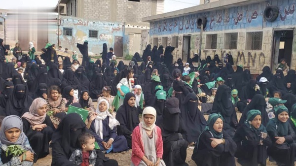 فعالية نسائية في الرجم بالمحويت احتفاء بذكرى المولد النبوي
