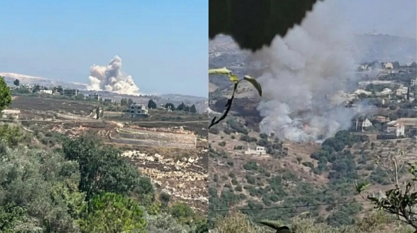 العدو الصهيوني يصع د خروقاته في جنوب لبنان بتفجيرات وغارات
