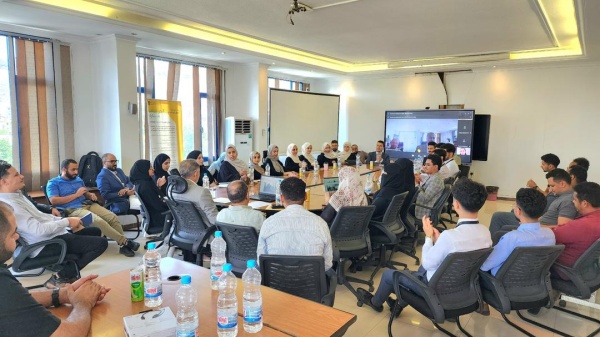 الامانة الاستاذ نبيل هائل سعيد يلتقي أعضاء برنامج إنطلاقة و خريجي برنامج sap للمهتمين الشباب من مختلف محافظات الجمهورية