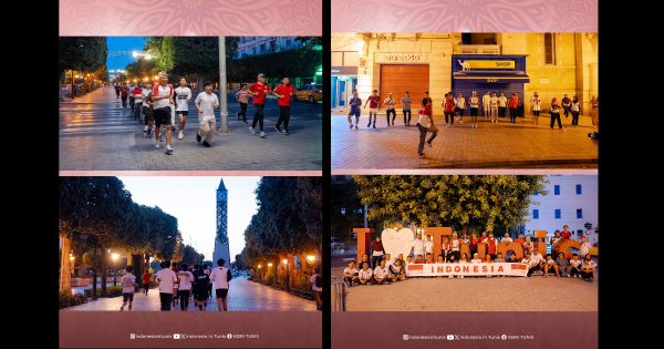 في الذكرى الـ81 لاستقلال إندونيسيا سفارتها بتونس تنظم merdeka summer run بالعاصمة