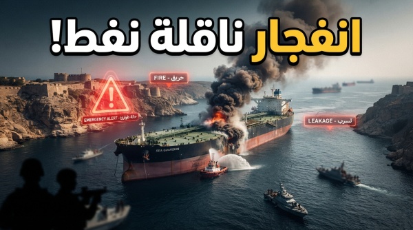 تصعيد خطير يهدد إمدادات الطاقة تفاصيل انفجار واستهداف ناقلة نفط في مضيق هرمز تصعيد خطير يهدد إمدادات الطاقة تفاصيل انفجار واستهداف ناقلة نفط في مضيق هرمز