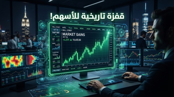 طفرة تكنولوجية غير مسبوقة ناسداك وستاندرد آند بورز يغلقان على ارتفاع مدعومان بمكاسب الذكاء الاصطناعي طفرة تكنولوجية غير مسبوقة ناسداك وستاندرد آند بورز يغلقان على ارتفاع مدعومان بمكاسب الذكاء الاصطناعي
