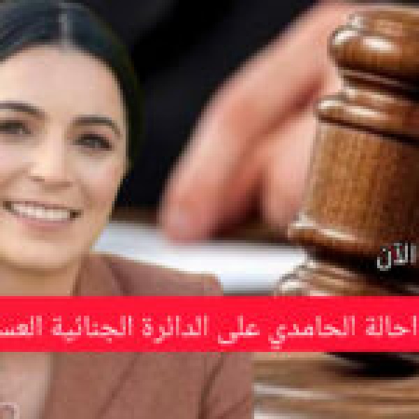 احالة الحامدي على الدائرة الجنائية العسكرية احالة الحامدي على الدائرة الجنائية العسكرية